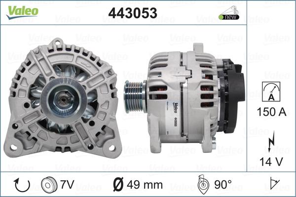 Valeo 443053 - Alternatore autozon.pro