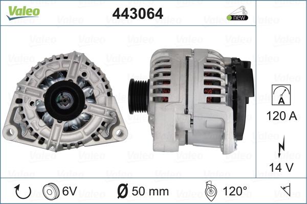 Valeo 443064 - Alternatore autozon.pro