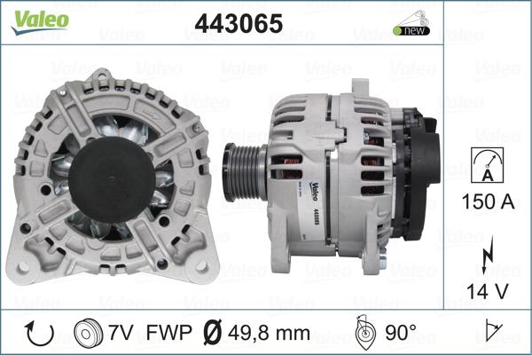 Valeo 443065 - Alternatore autozon.pro