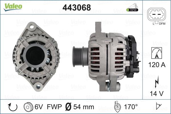 Valeo 443068 - Alternatore autozon.pro