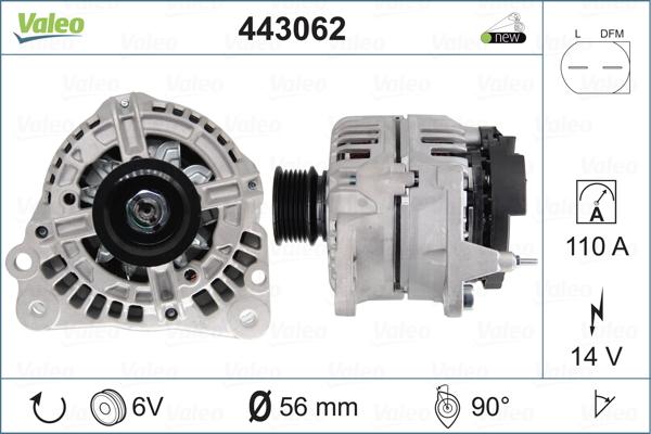 Valeo 443062 - Alternatore autozon.pro