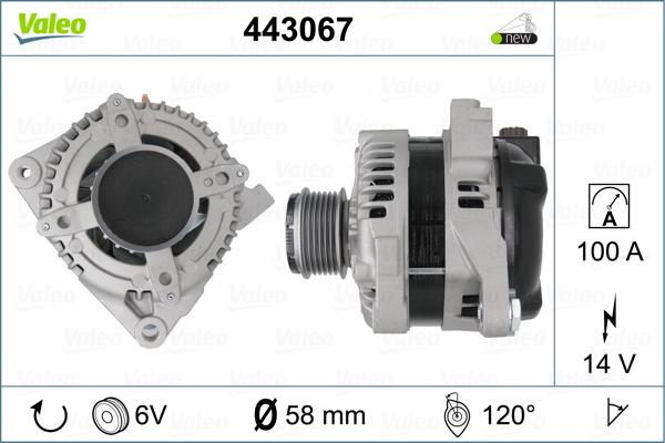 Valeo 443067 - Alternatore autozon.pro