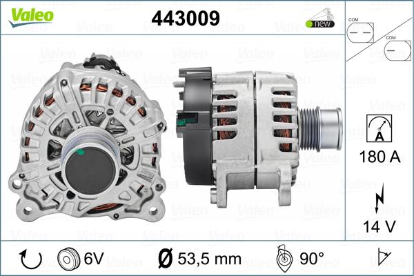 Valeo 443009 - Alternatore autozon.pro