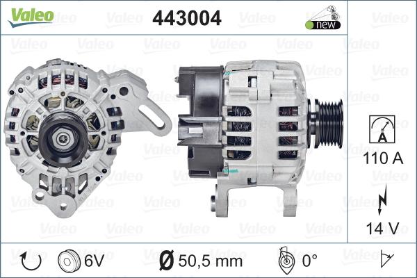 Valeo 443004 - Alternatore autozon.pro