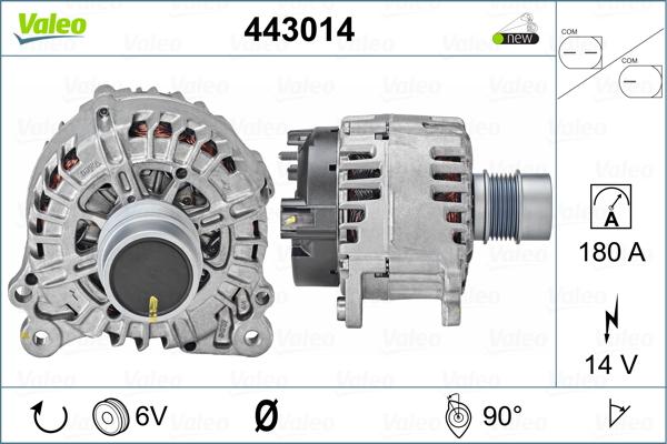 Valeo 443014 - Alternatore autozon.pro