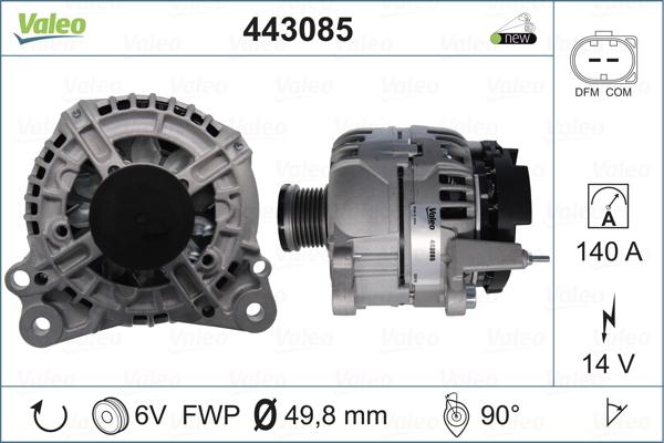 Valeo 443085 - Alternatore autozon.pro