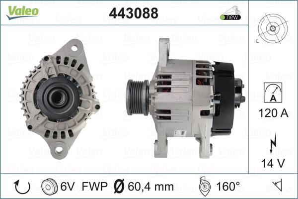 Valeo 443088 - Alternatore autozon.pro