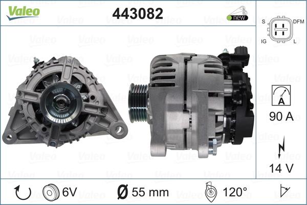 Valeo 443082 - Alternatore autozon.pro