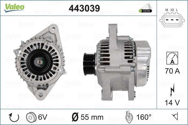 Valeo 443039 - Alternatore autozon.pro