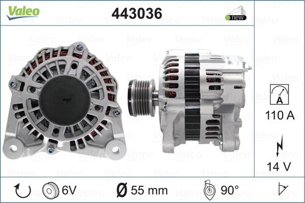 Valeo 443036 - Alternatore autozon.pro