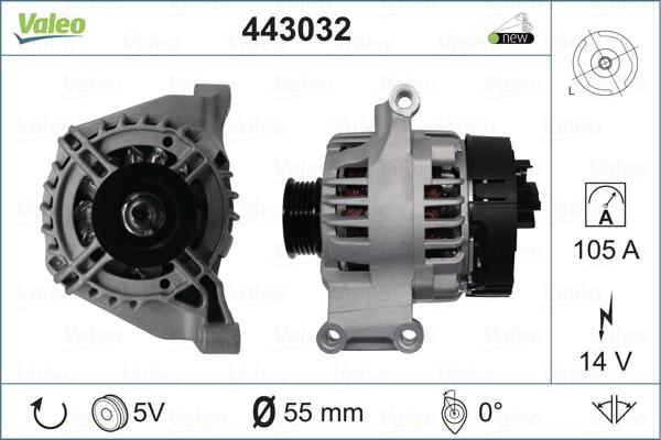 Valeo 443032 - Alternatore autozon.pro