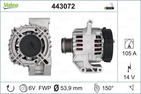 Valeo 443072 - Alternatore autozon.pro