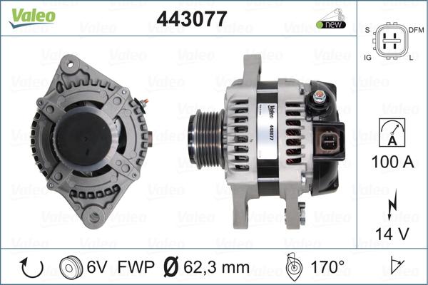 Valeo 443077 - Alternatore autozon.pro