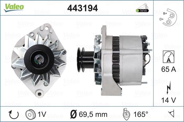 Valeo 443194 - Alternatore autozon.pro