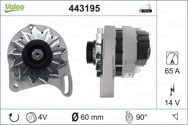 Valeo 443195 - Alternatore autozon.pro