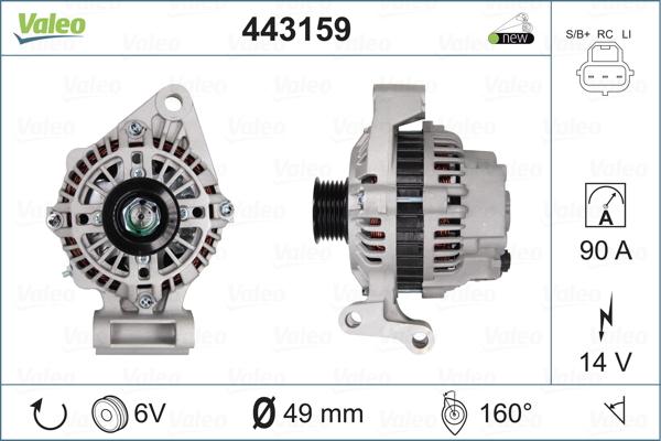 Valeo 443159 - Alternatore autozon.pro