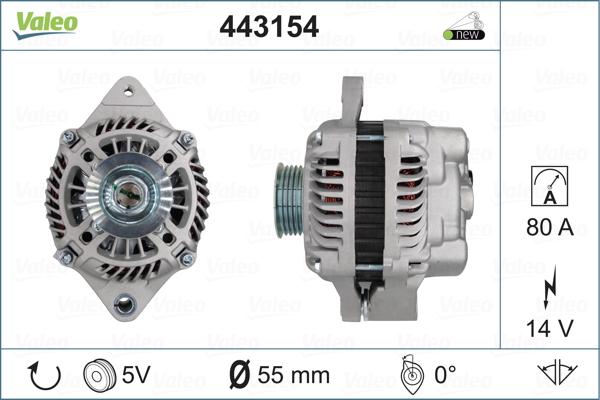 Valeo 443154 - Alternatore autozon.pro