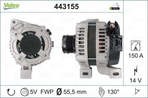 Valeo 443155 - Alternatore autozon.pro