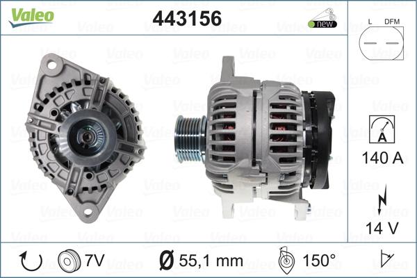 Valeo 443156 - Alternatore autozon.pro