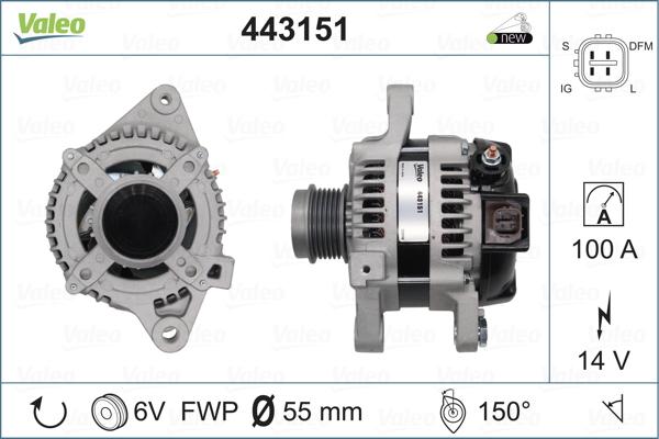 Valeo 443151 - Alternatore autozon.pro