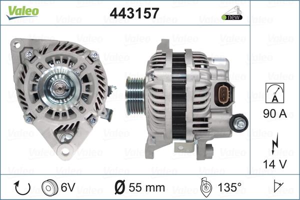 Valeo 443157 - Alternatore autozon.pro