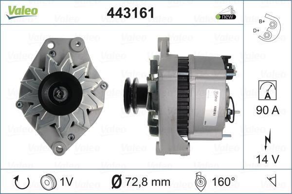 Valeo 443161 - Alternatore autozon.pro