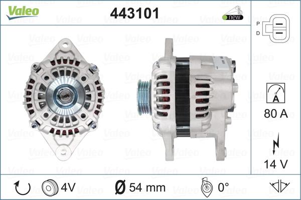 Valeo 443101 - Alternatore autozon.pro