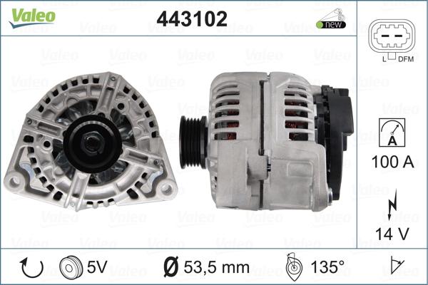 Valeo 443102 - Alternatore autozon.pro