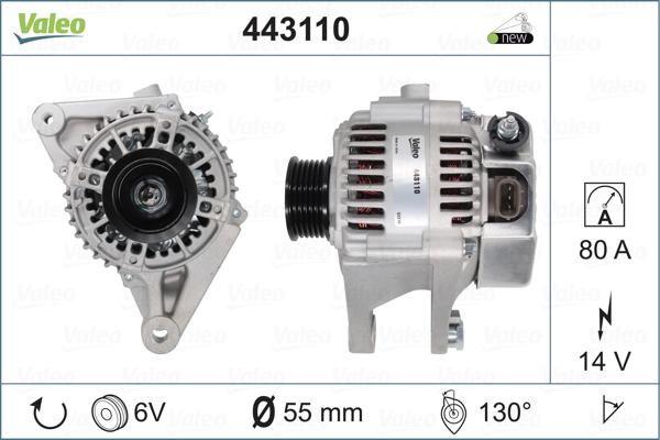 Valeo 443110 - Alternatore autozon.pro