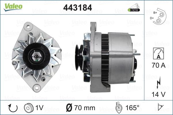 Valeo 443184 - Alternatore autozon.pro