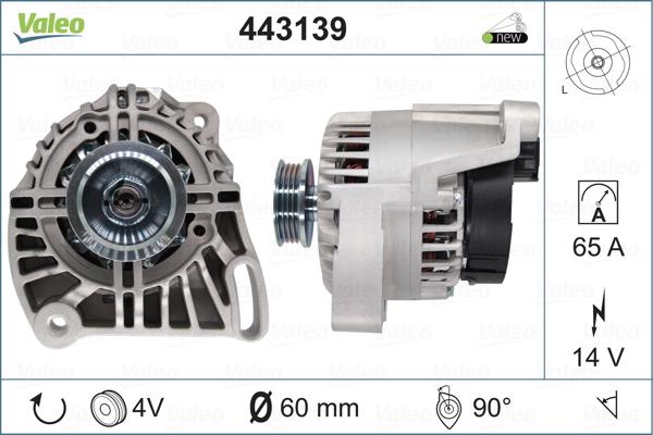 Valeo 443139 - Alternatore autozon.pro