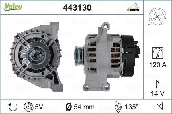 Valeo 443130 - Alternatore autozon.pro