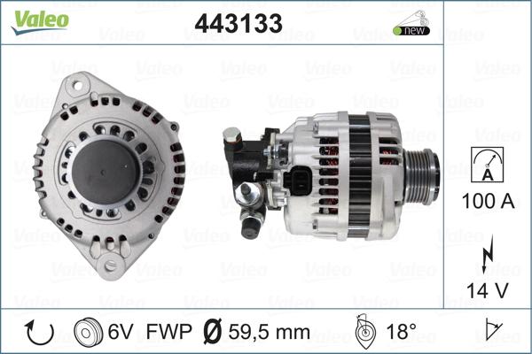 Valeo 443133 - Alternatore autozon.pro