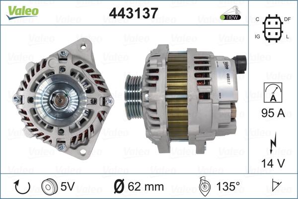 Valeo 443137 - Alternatore autozon.pro