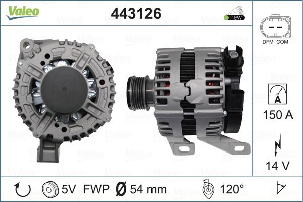 Valeo 443126 - Alternatore autozon.pro