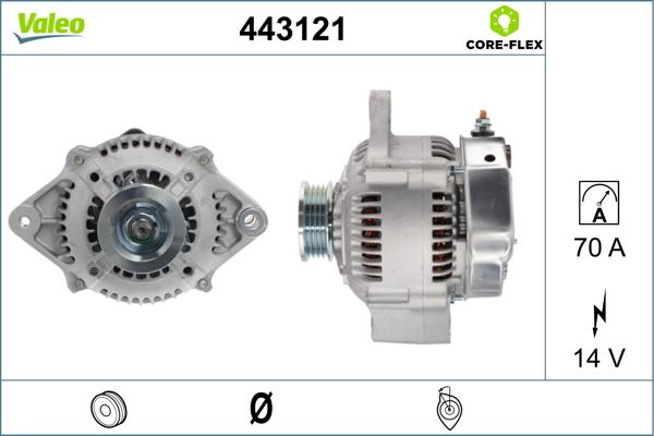 Valeo 443121 - Alternatore autozon.pro