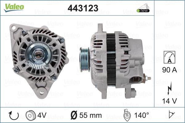 Valeo 443123 - Alternatore autozon.pro