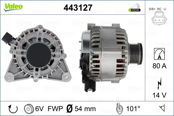 Valeo 443127 - Alternatore autozon.pro