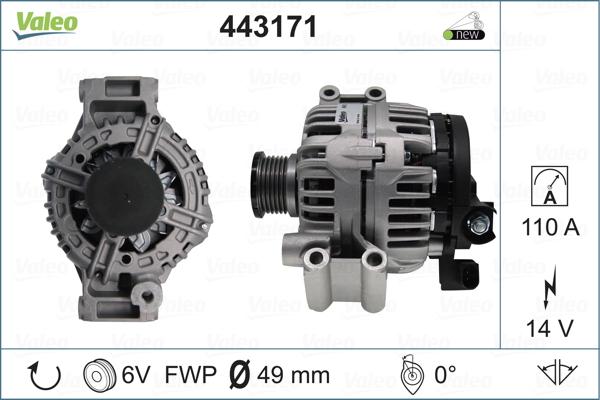 Valeo 443171 - Alternatore autozon.pro