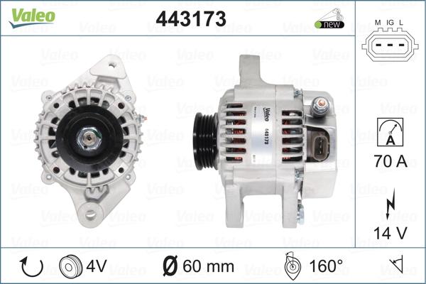 Valeo 443173 - Alternatore autozon.pro