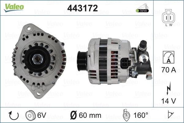 Valeo 443172 - Alternatore autozon.pro