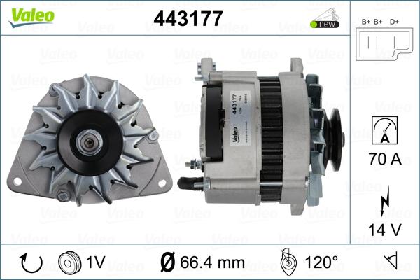 Valeo 443177 - Alternatore autozon.pro