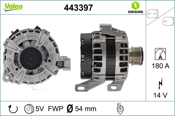 Valeo 443397 - Alternatore autozon.pro