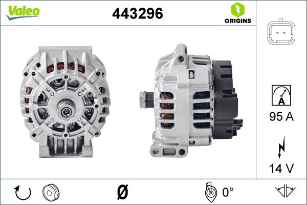 Valeo 443296 - Alternatore autozon.pro