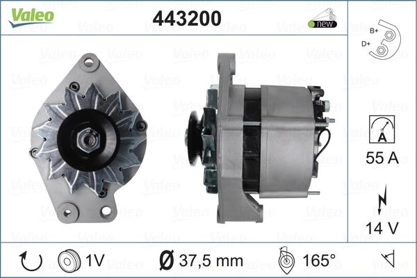 Valeo 443200 - Alternatore autozon.pro