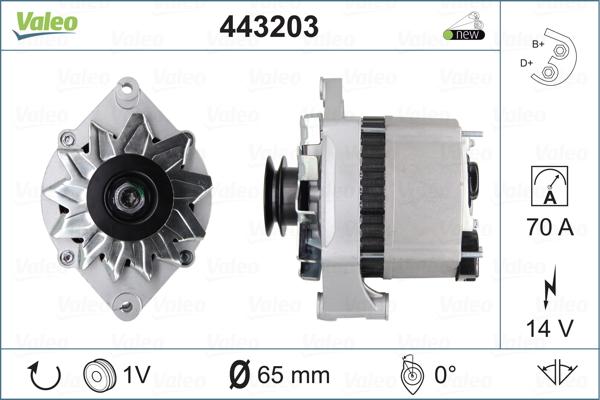 Valeo 443203 - Alternatore autozon.pro