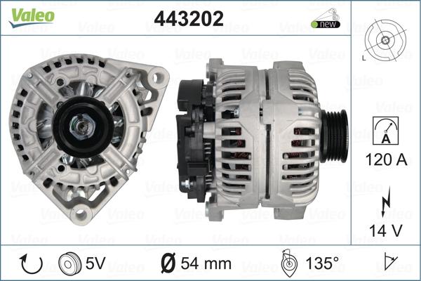 Valeo 443202 - Alternatore autozon.pro