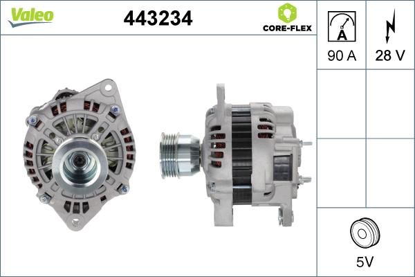 Valeo 443234 - Alternatore autozon.pro