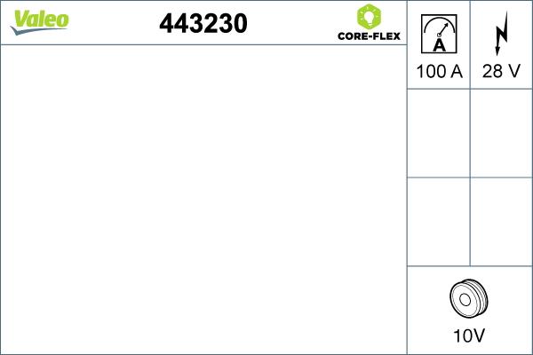 Valeo 443230 - Alternatore autozon.pro