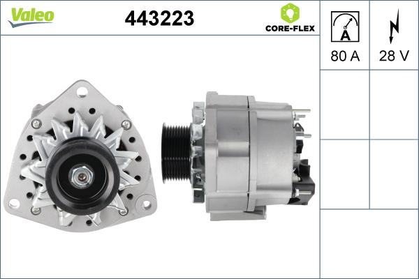 Valeo 443223 - Alternatore autozon.pro